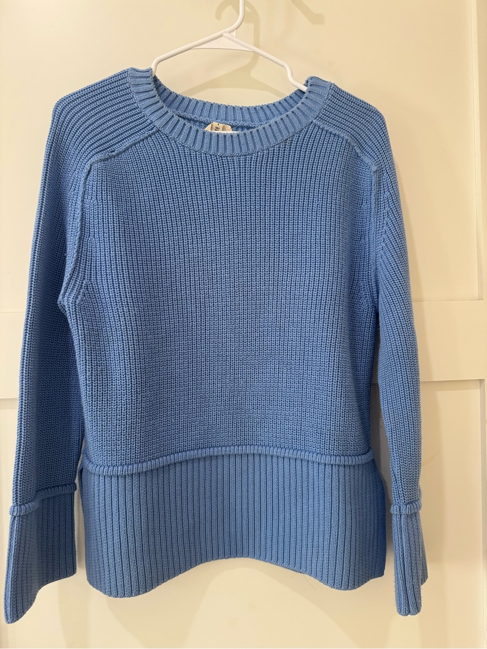 Pilcro Blue Women's Crewneck Knit Sweater Size Small